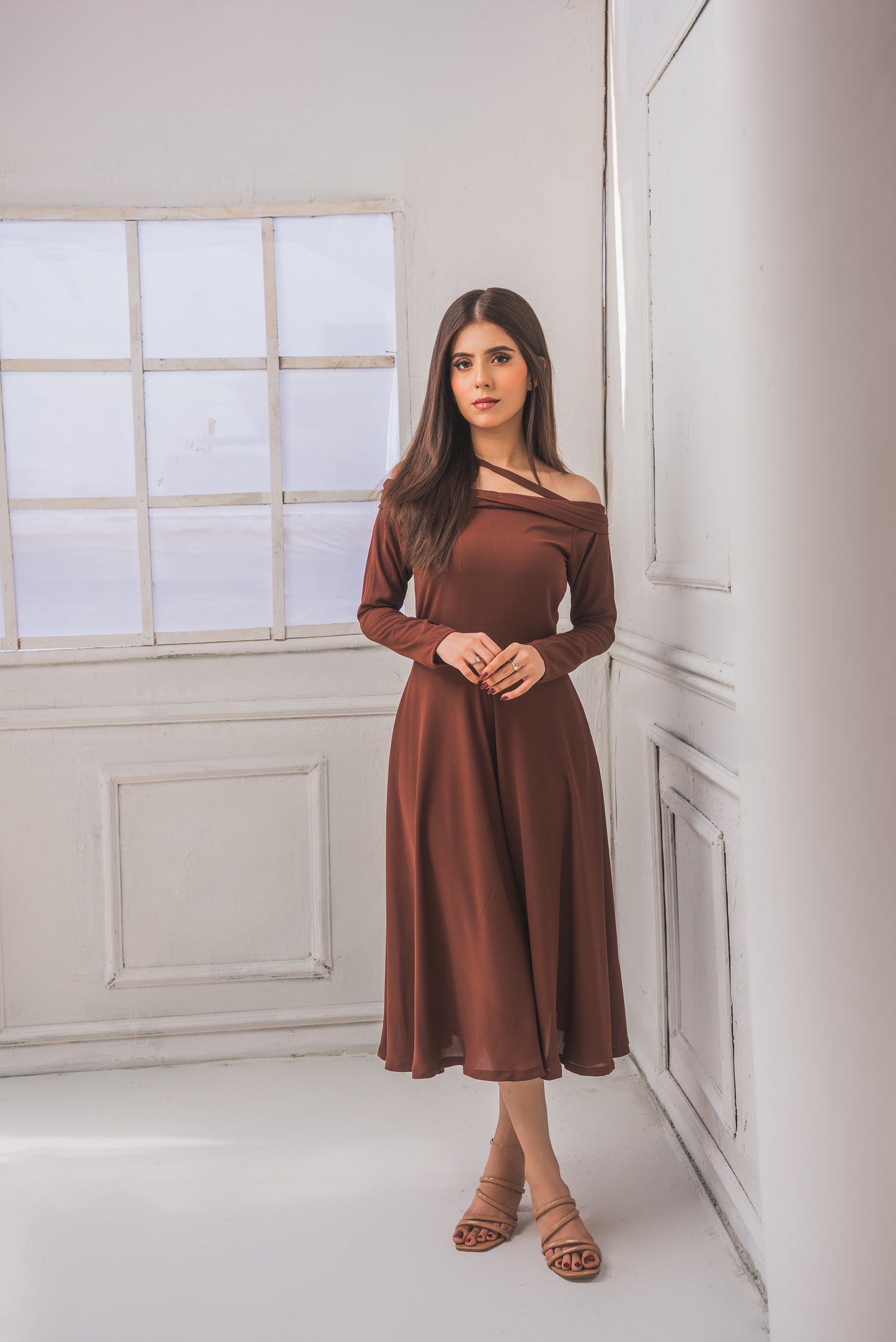 Hazel Gold Dress