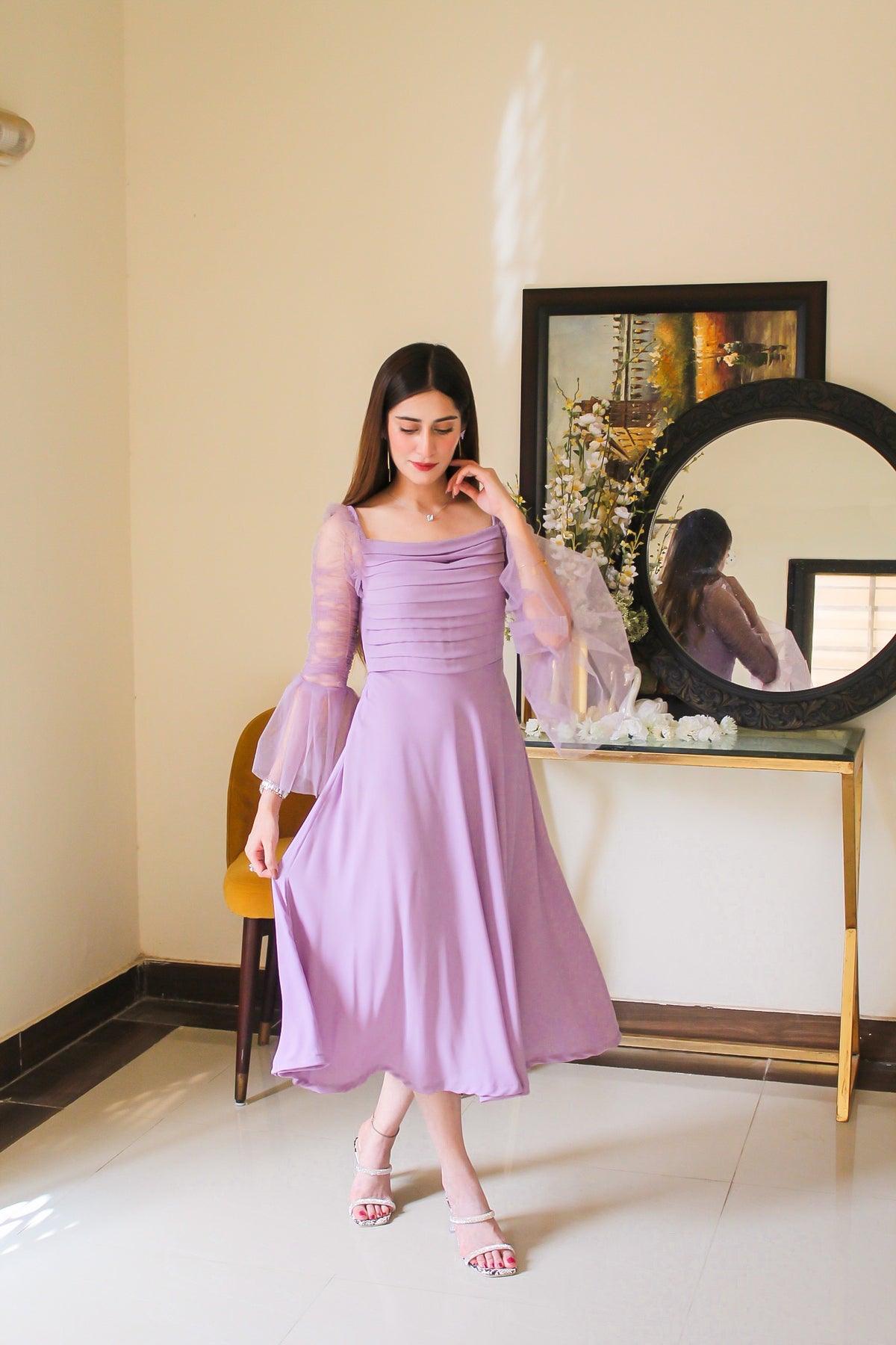 Dusky Lilac Dress