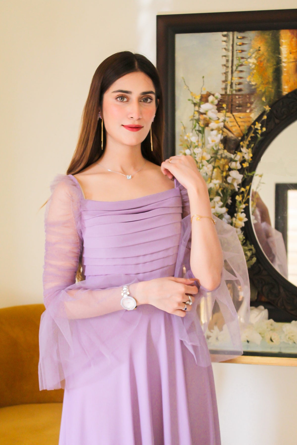 Dusky Lilac Dress