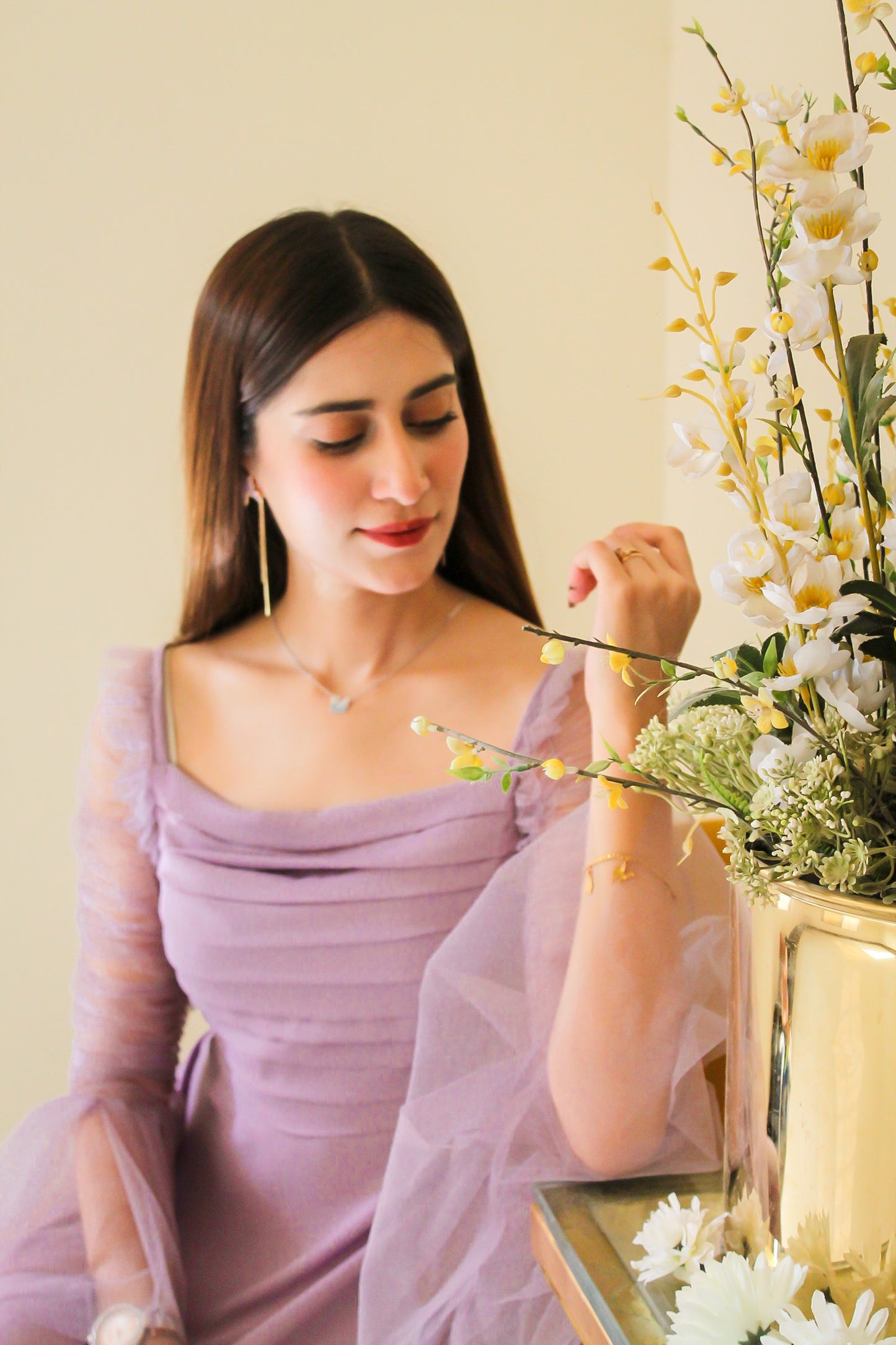 Dusky Lilac Dress