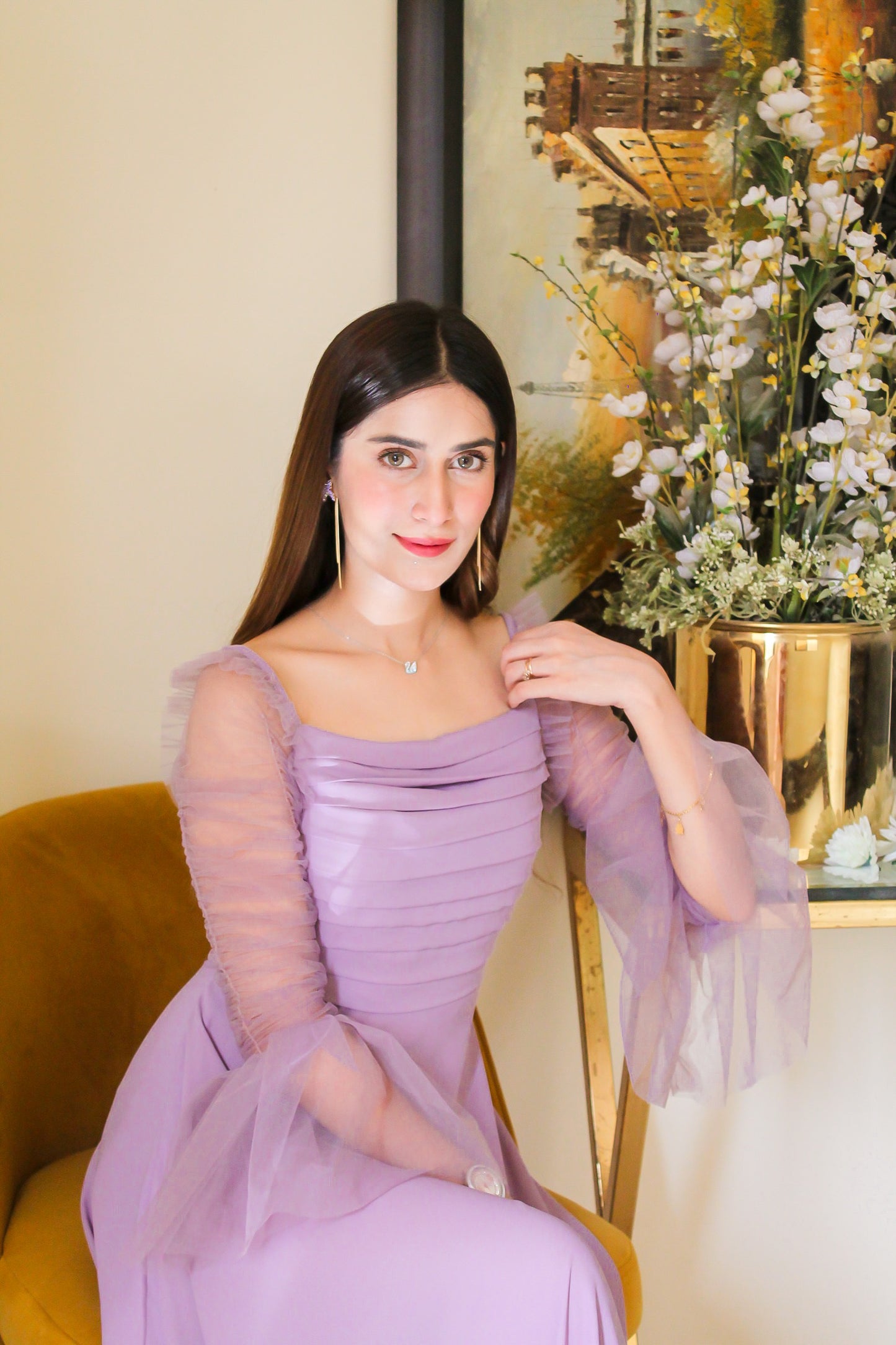 Dusky Lilac Dress