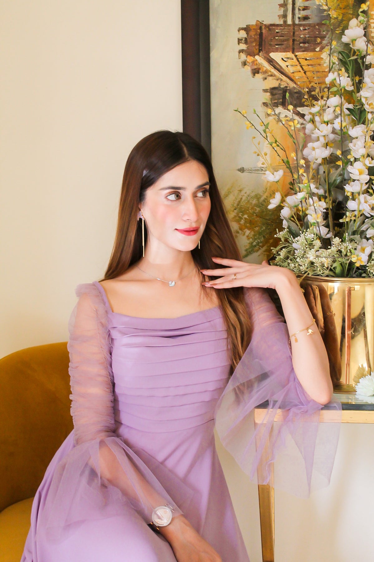 Dusky Lilac Dress