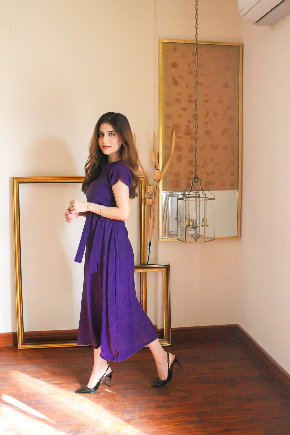 Indigo Textured Dress