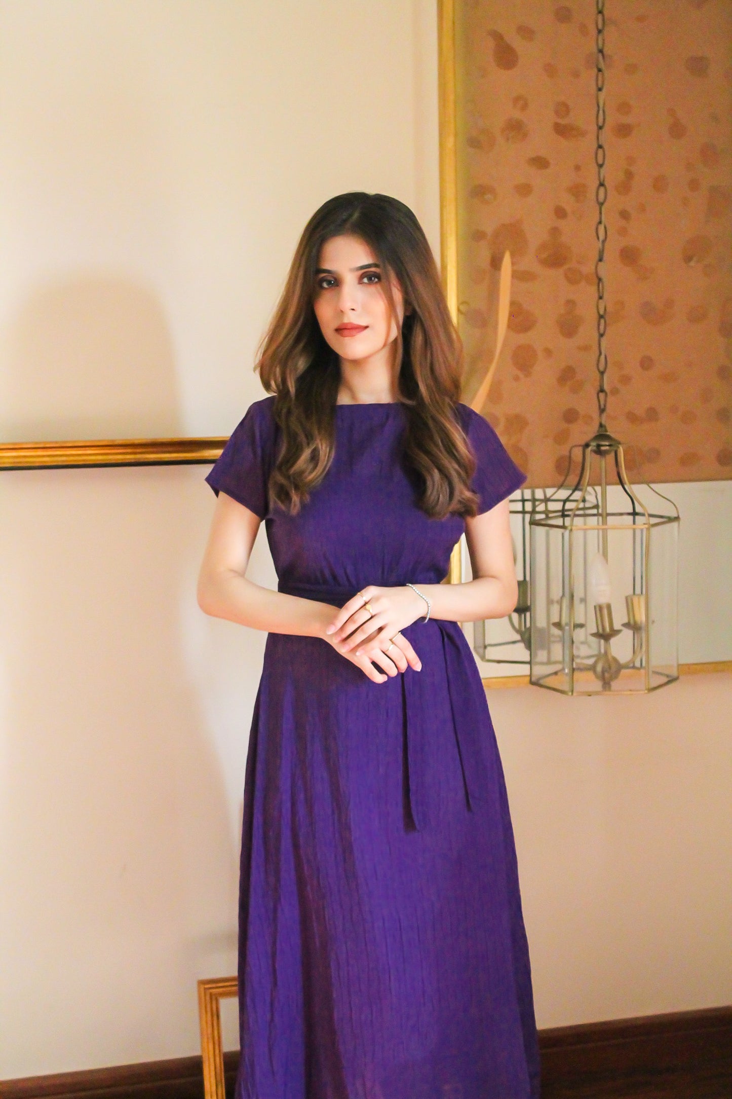 Indigo Textured Dress