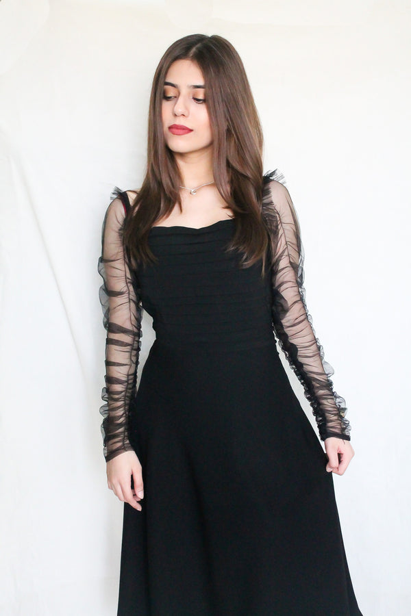 Celebrity Clothing | Enquire & Shop for Laila Gown - Black Online